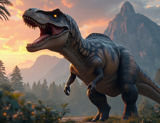 Giganotosaurus : le géant des dinosaures carnivores de l’ère crétacée